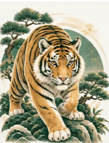 Minh họa tuổi Dần - Hổ