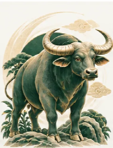 Minh họa tuổi Sửu - Trâu